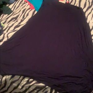 Navy blue sleeveless tunic